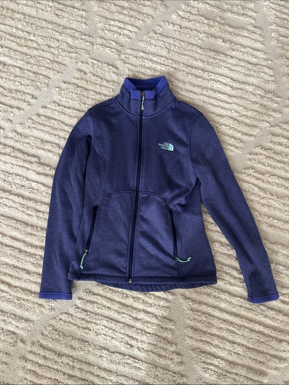 The North Face Deep Navy Full-Zip Fleece Jacket